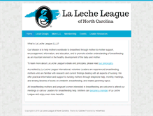 Tablet Screenshot of lllofnc.org